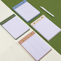 Bloc-notes pratique pour petites entreprises LOGO personnalisable couverture en cuir cadeau d'exposition bloc-notes rechargeable