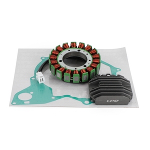 Bobina statore Areyourshop con Kit guarnizione raddrizzatore regolatore di tensione Assy per Yamaha XVS 400 <span class=keywords><strong>650</strong></span> <span class=keywords><strong>Drag</strong></span> <span class=keywords><strong>Star</strong></span> 1996-2000 - Product Image 1