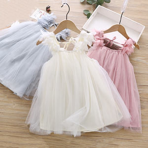 Ropa de Verano al por Mayor para Niñas Estilo Americano, Vestido de Fiesta para Niñas con Diseño de Flores de Google - Product Image 2