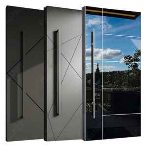 Modern Design Long Stainless Steel Pull Handle Villa <strong>Door</strong> Aluminum Security Pivot <strong>Door</strong> Factory Direct Metal Aluminum Entry <strong>Door</strong> - Product Image 4