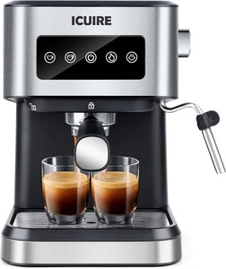Cafetera Espresso Semiautomática 3 en 1 ES601 Ninjas Luxee, Acero Inoxidable, Batería/Eléctrica, para Hotel, Francesa, 20 Bares - Product Image 5