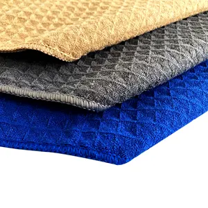 China Supplier Wholesale Car Microfiber Cleaning Towel 300Gsm 40*40Cm Waffle Kitchen Towel
