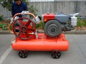 Compresseur d'air diesel industriel portable 11kw 15kw 18.5kw à prix abordable W3.5/5 à piston pour l'exploitation minière 5 bars - Product Image 5