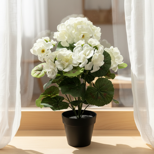 Begonia artificial flor arbusto funerario <span class=keywords><strong>cementerio</strong></span> tumba decoración pequeña maceta boda Mesa arreglo suministros Yiwu Venta caliente - Product Image 1