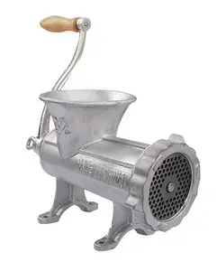 Best quality 32 cast iron tin-plated hand operated meat mincer for domestic use