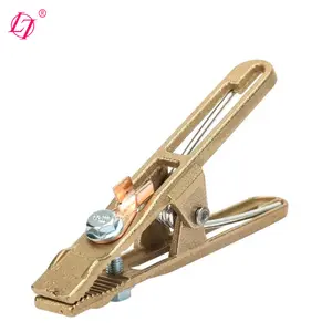 Brass A-shape Ground Welding Earth Clamp Welder Earth Ground Cable Copper Grip Clip Clamp for Welding Machine
