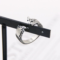 Accessoires de cosplay d'anime, bague ajustable en forme de crâne, bague Kurosaki Ichigo BLEACH