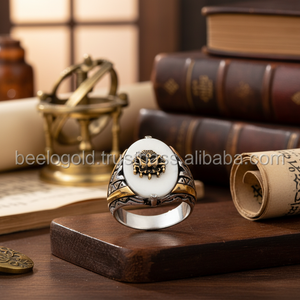 Anillo de hombre de imperio otomano de plata esterlina de 925K - Product Image 3