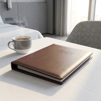Porte-documents en cuir EASTON pour hôtel, format A4, pour menus, dossiers clients, cartes des vins et factures, pour articles de bienvenue