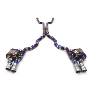 Escape Catback de titanio con control valvetronic de fábrica para <span class=keywords><strong>BMW</strong></span> <span class=keywords><strong>M6</strong></span> E63 <span class=keywords><strong>V10</strong></span> 5.0L 2006-2010, silenciador de tubo de escape de coche de carreras - Product Image 1