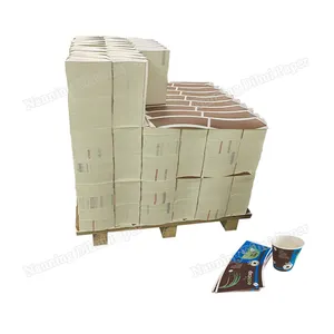Paper cup supplier wholesale fan paper for cups 6oz 180gsm raw paper fan cup