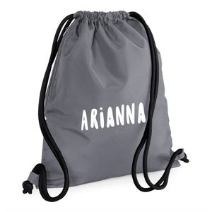 Sac à dos promotionnel en polyester coloré avec cordon de serrage, personnalisable avec logo imprimé, idéal pour le shopping - Product Image 2