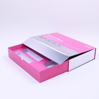 Boîte magnétique personnalisée haut de gamme à double couche avec tiroir coulissant en carton pour huiles essentielles, doublure en éponge, impression UV, couleur personnalisée