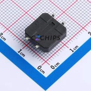 TS-1094S-A7B3-D1 Tactile Switch SMD-4P,12x12mm Switch Single Pole Single Throw Round Button 12mm 12mm - Product Image 2