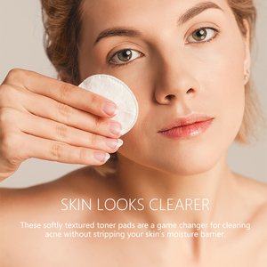 Tampons de coton jetables de nettoyage du <span class=keywords><strong>visage</strong></span> de marque privée Peel à l'acide glycolique salicylique Propriétés anti-acné Coussinets exfoliants pour le <span class=keywords><strong>visage</strong></span> - Product Image 6