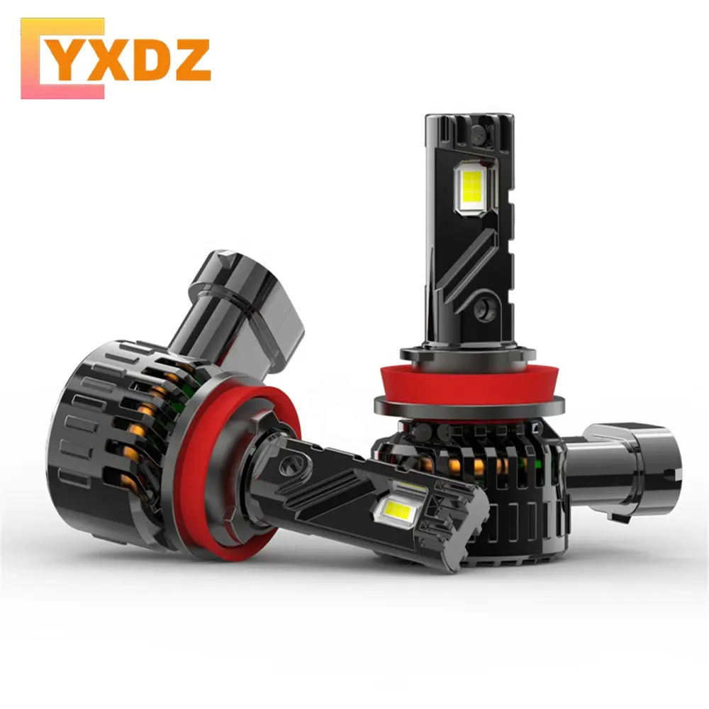 YXDZ Best Selling 1:1 Mini Size Car Led Lights H1 H4 H7 H11 9005 9006 HB3 HB4 Auto Headlight Bulbs 120W 3570 CSP 6500K