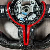 Volant chauffant en fibre de carbone de la série F Premium pour F30 340i F10 535i F32 F20 F36 F22 M4 F82 X5 F15 F80 M3 F11 F31