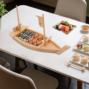<span class=keywords><strong>Plateau</strong></span> <span class=keywords><strong>de</strong></span> service pour sushis 28/31,5 pouces, grand format, pour restaurant ou maison, fêtes, buffets, <span class=keywords><strong>plateau</strong></span> à sushis en bois - Product Image 5