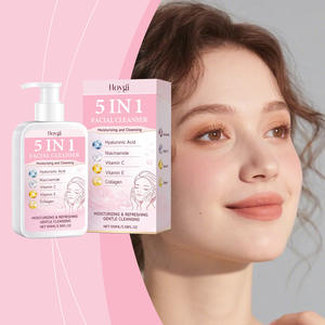 Limpiador hidratante cinco en uno, denso, con sensación ligera en la piel, suavizante y limpiador facial diario. - Product Image 2