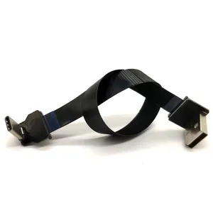 FFC Micro Mini <span class=keywords><strong>USB</strong></span> Type C FPV Mince Plat souple FPC charge sortie <span class=keywords><strong>AV</strong></span> Câble OTG pour FPV sans balais Cardan xaja - Product Image 1