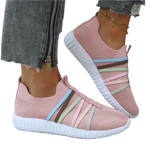 Chaussures en toile décontractées et tendance été 2026, nouveau style, respirantes, en maille, à enfiler, avec semelle intérieure en caoutchouc, design moderne - Product Image 1