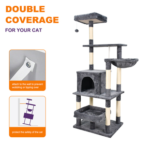 Wholesale <strong>Cat</strong> <strong>Tree</strong> House <strong>Cat</strong> <strong>Scratching</strong> <strong>Tree</strong> Climbing Sisal <strong>Cat</strong> <strong>Tree</strong> - Product Image 3