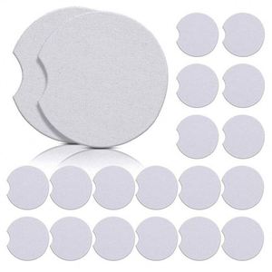 Sous-verres en mousse personnalisés en gros, sous-verres blancs solides pour impression par sublimation, cadeaux promotionnels, publicité, marquage, logos - Product Image 4