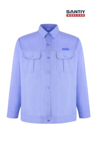 Garantía de calidad Ropa DE SEGURIDAD Ropa DE TRABAJO Ropa de seguridad de sarga fina antiestática para seguridad industrial - Product Image 4