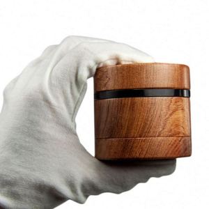 Walnut <b>Herb</b> <b>Grinder</b> 4-layer Wooden Smoking <b>Grinder</b> Custom Logo - Product Image 6