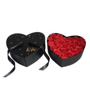 Hộp Quà tặng đám cưới đồng hành valentine's day Double <span class=keywords><strong>Heart</strong></span> Flower Gift <span class=keywords><strong>Box</strong></span> - Product Image 4