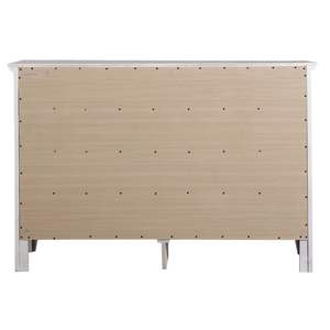 DB Hammond G5490-D Commode Moderne Blanche avec MDF Bois Chêne Acier Inoxydable pour Chambre Salon avec Rangement Caractéristiques - Product Image 3