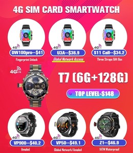 <span class=keywords><strong>Smartwatch</strong></span> Android 4G 2026 con SIM, Nero Argento, 16GB, Ultra3AI, Orologio Microwear S9 Ultra AI 3 5G Connesso - Product Image 4