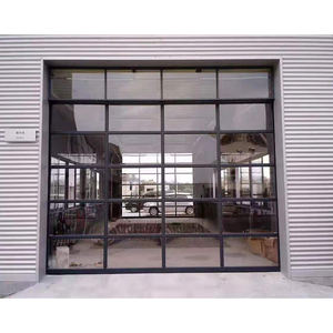 <span class=keywords><strong>Porte</strong></span> <span class=keywords><strong>de</strong></span> <span class=keywords><strong>garage</strong></span> à cadre en aluminium en verre trempé triple couche haute performance pour l'isolation acoustique pour villa extérieure appartement école - Product Image 3