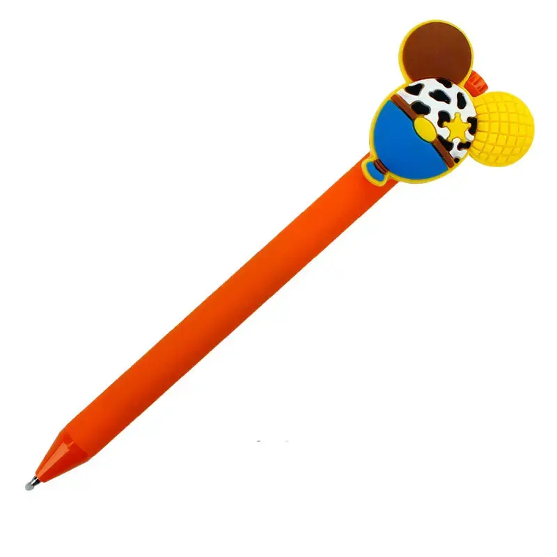 Hot Selling Cartoon Gel Inkt Pen Pvc Schattige Watergebaseerde Balpen Custom Logo Kleurrijke Kawaii Pen