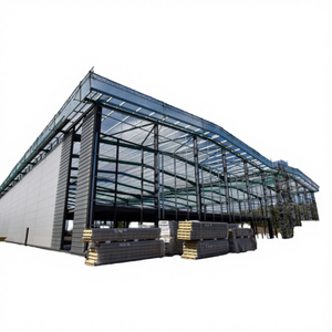 से प्रमाणित त्वरित असेंबली स्टील हैंगर पोल बैरन किट धातु गोदाम स्टील संरचना कार्यशाला भवन - Product Image 1