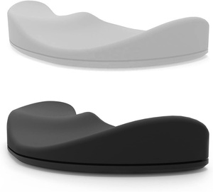 <span class=keywords><strong>Repose</strong></span>-poignets ergonomique en silicone noir et blanc pour <span class=keywords><strong>souris</strong></span> avec support pour la paume et la main – En stock - Product Image 1