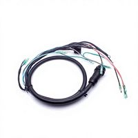 66T82590 Mesin Kapal Yamaha 2 Tak 40HP Rakitan Kabel Harness dengan Inti Tembaga Isolasi PVC Konektor Adaptor