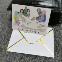 OEM 4X6 Ren Antique Kraft Giấy Wedding Cards Tiếp Tân Với Mong Muốn Sổ Khách Thay Thế Wedding Card In Ấn Cho Khách Hàng