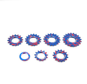 POLSO FC002 Piñón <span class=keywords><strong>de</strong></span> una sola velocidad Track 1/<span class=keywords><strong>8</strong></span> \ "AL 7075 Velodrome Fixed Gear con recubierto AL 7075 Sprocket/Cogs Material <span class=keywords><strong>de</strong></span> aleación - Product Image 2