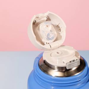 Botella de agua aislada Crayon Shin Chan, 500 ml, taza portátil para estudiantes, azul, rosa, amarillo, naranja, azul - Product Image 1