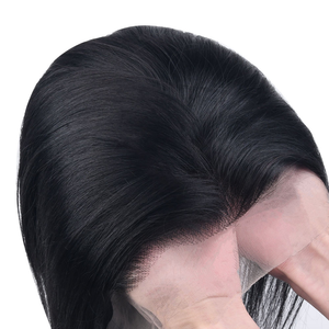 K.S WIGS Pelucas al por mayor con encaje frontal, cabello humano 180% 200% de densidad, pre-arrancadas, línea de cabello natural, sin pegamento, cabello virgen natural con textura corporal - Product Image 2