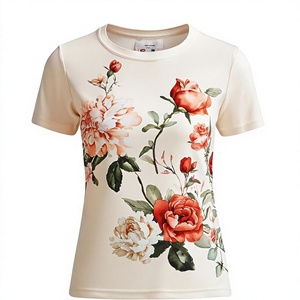 Bulk Supplier Custom Screen Printing 100% Cotton <b>Henley</b> Regular Fit <b>Women</b> T <b>Shirt</b> - Product Image 3
