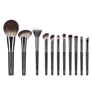 2025 haute qualité 11 pièces ensemble de pinceaux de maquillage comprend un pinceau en éventail pour le visage ombre à paupières fond de teint Blush Mascara et correcteur - Product Image 3