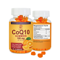 Oem Coenzyme Q10 Gummies Vegetarian Gummy Vitamins Antioxydant Suppléments Coq10 Gummies 100MG