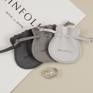 PUPPYSEW Bolsas de Joyería de Microfibra al por Mayor, Bolsa para Collares y Pendientes, Bolsa con Cordón para Joyería con Logotipo - Product Image 2