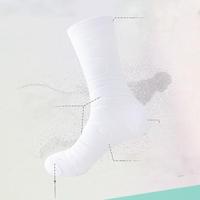 Chaussettes de basket-ball pour hommes HJ Custom, épaisses, avec coussinets en tissu éponge, absorbant les chocs, antidérapantes, respirantes, en polyester-coton, chaussettes de sport