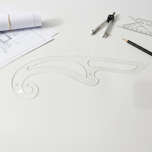 <span class=keywords><strong>Regla</strong></span> <span class=keywords><strong>de</strong></span> Costura Útil <span class=keywords><strong>de</strong></span> Plástico Acrílico Transparente, <span class=keywords><strong>Curva</strong></span> <span class=keywords><strong>Francesa</strong></span> - Product Image 6