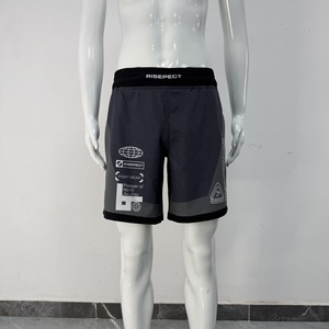 Pantalones Cortos Gladiator Sin Restricciones con Abertura Alta en la Pierna, Transpirables, Elásticos, de Doble Capa, Ideales para Kickboxing y BJJ - Product Image 2