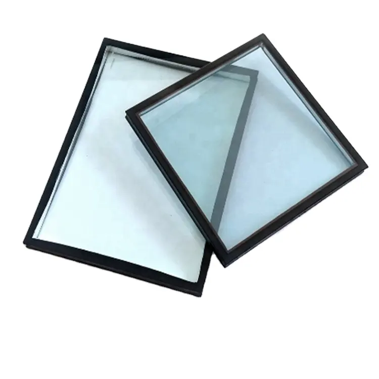 Painéis de vidro isolados a vácuo, melhor preço 5mm, economia de energia azul, baixo e, divisor de quarto