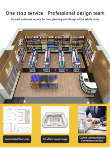 Kệ trưng bày, kệ chứa hàng, tủ trưng bày mỹ phẩm, nước hoa, kệ gỗ tùy chỉnh XINDE - Product Image 2